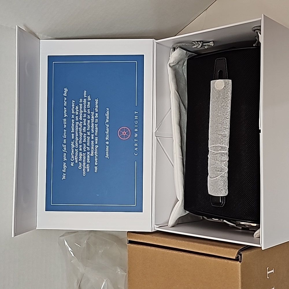 Cartwright Cosmetic Bag or Shaving Case Black Brick Design Travel with S…